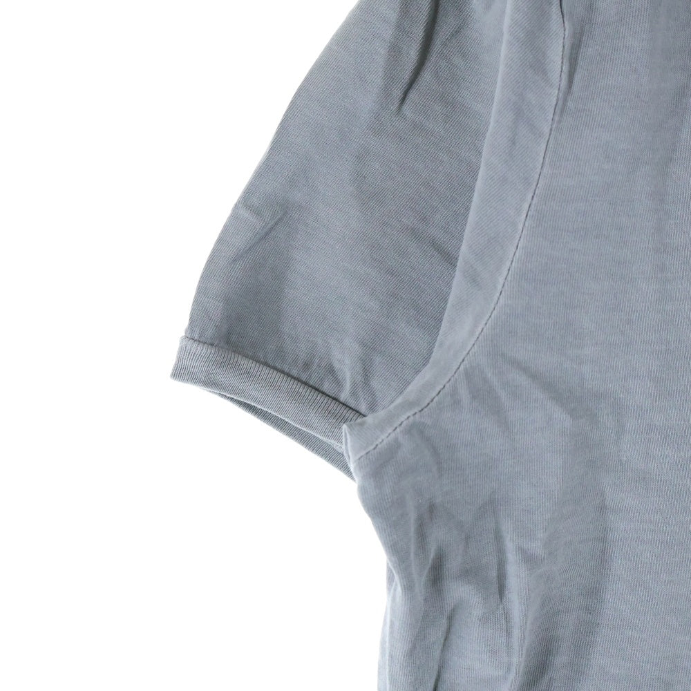 DSQUARED2(ディースクエアード) Vネック フロントロゴプリント 半袖Tシャツ カットソー グレー