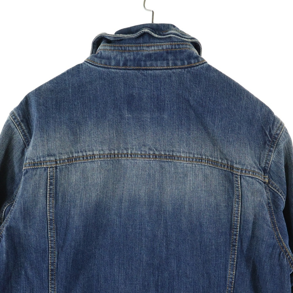 BURBERRY BLACK LABEL(バーバリー ブラックレーベル) コットン ジップアップ デニムジャケット インディゴ BMP27-101-26