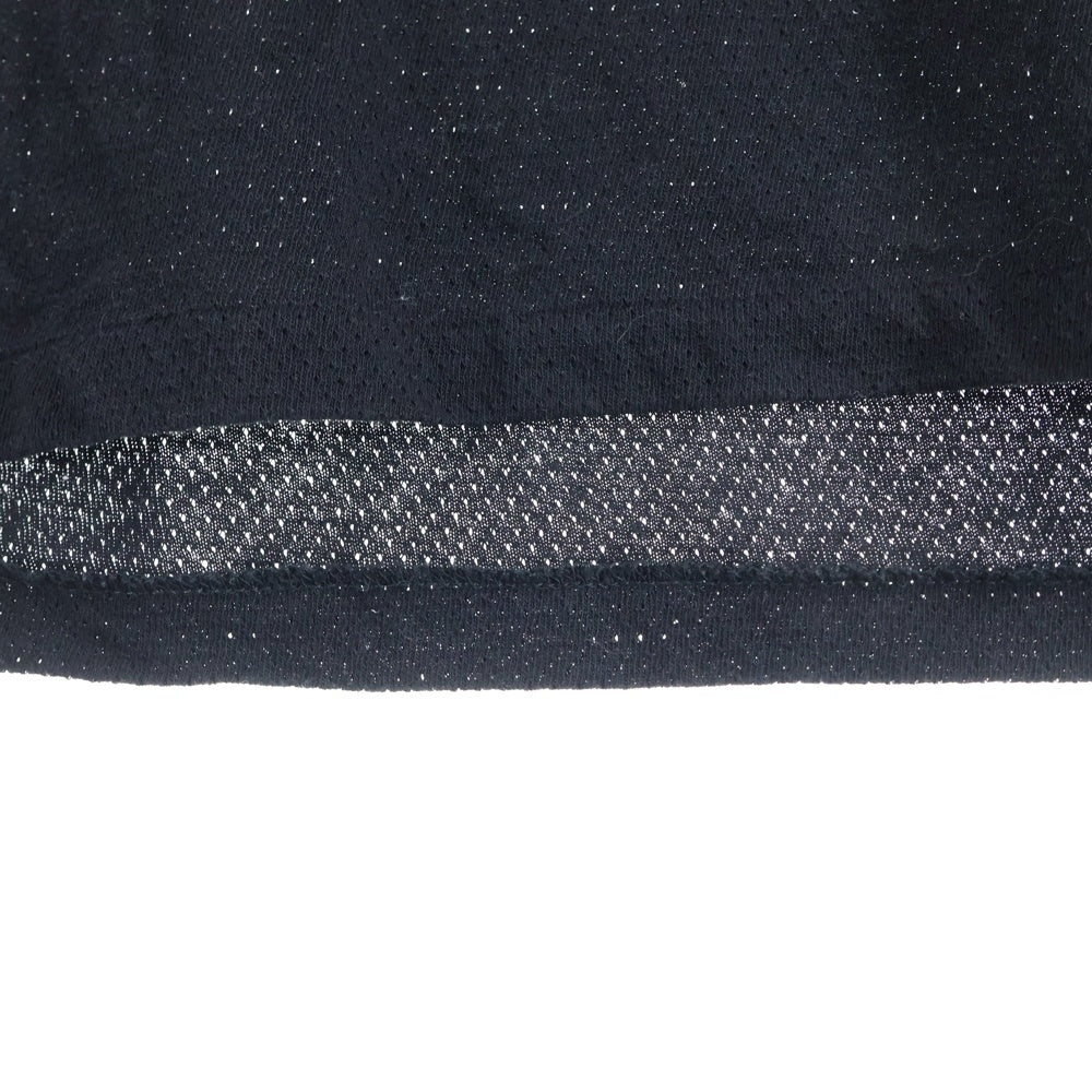 COMOLI(コモリ) 25SS コットンメッシュ ノースリーブ カットソー ブラック B01‐05037