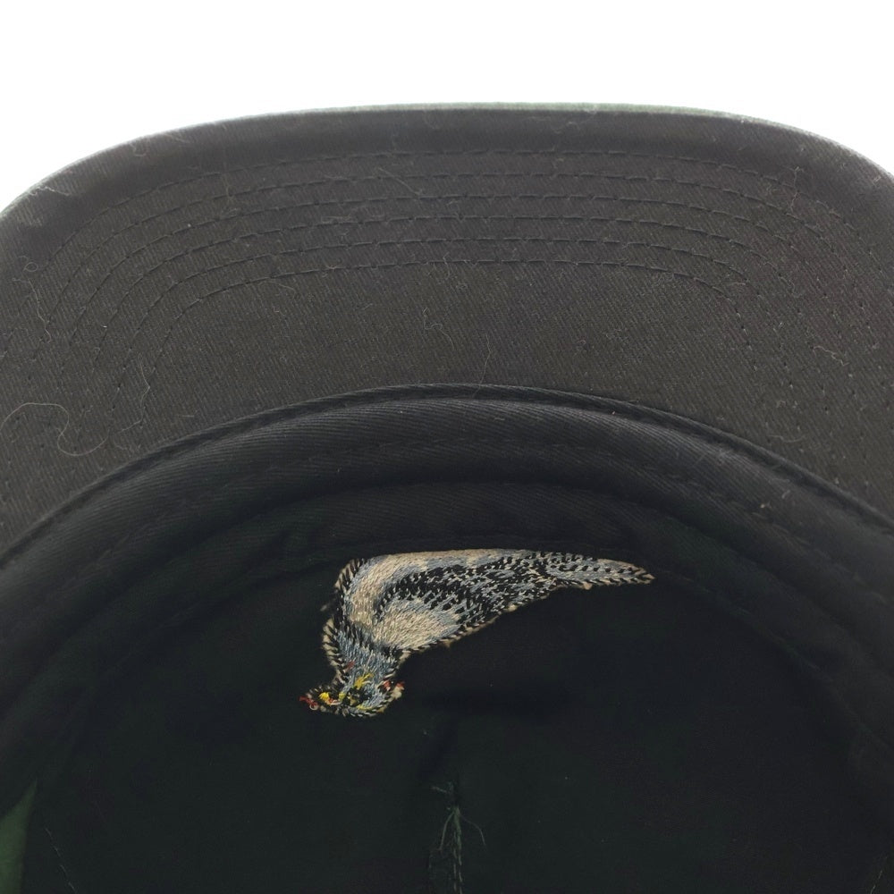 ANTIHERO(アンタイヒーロー) エンブロイダリー キャップ 帽子 グリーン