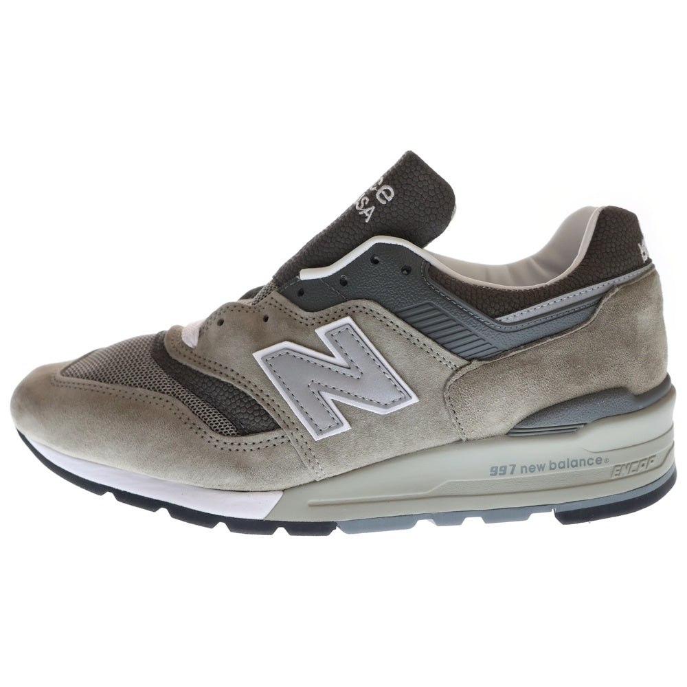 New Balance(ニューバランス) U997GY スエード メッシュ レザー ローカットスニーカー グレー US10/28cm