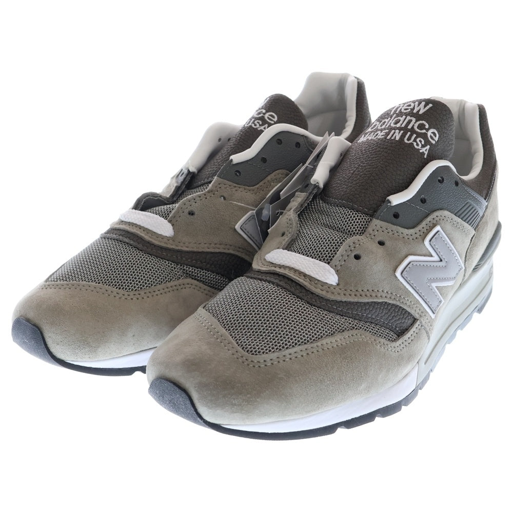 New Balance(ニューバランス) U997GY スエード メッシュ レザー ローカットスニーカー グレー US10/28cm