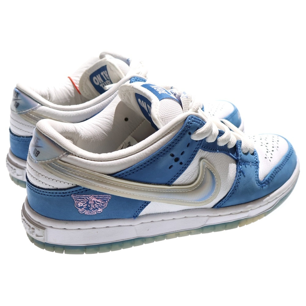 NIKE SB(ナイキエスビー) ×Born x Raised DUNK LOW One Block At a Time ボーンレイズド ダンク ローカットスニーカー レディース ホワイト/ブルー US5/23.5cm FN7819-400