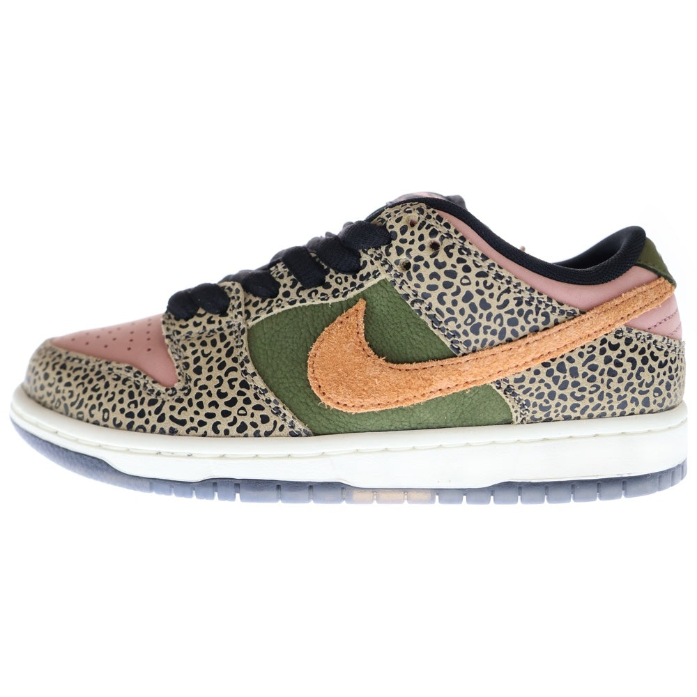 NIKE SB(ナイキエスビー) ×Arts Rec DUNK LOW Rust Pink and Rough Green アーツレック ダンク ローカットスニーカー レディース カーキ/ピンク US6/24cm IH3211-200