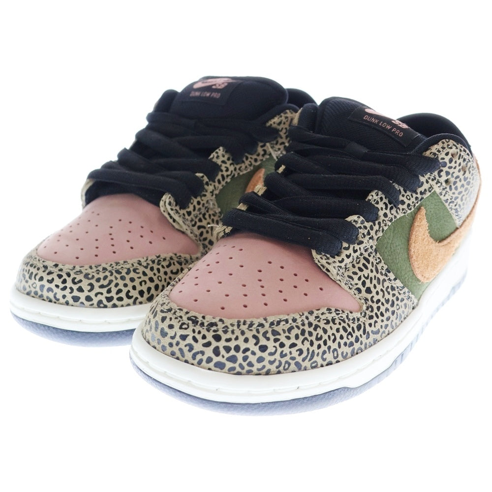 NIKE SB(ナイキエスビー) ×Arts Rec DUNK LOW Rust Pink and Rough Green アーツレック ダンク ローカットスニーカー レディース カーキ/ピンク US6/24cm IH3211-200