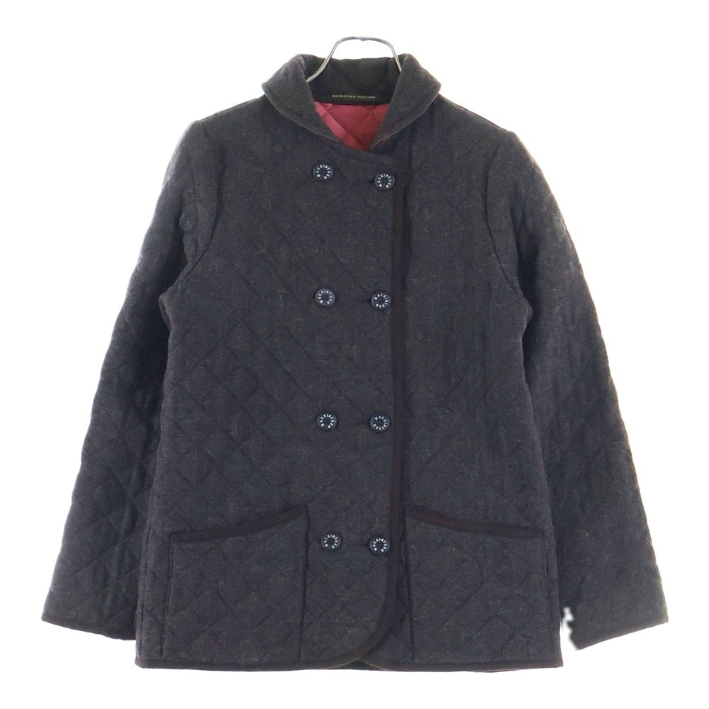 MACKINTOSH(マッキントッシュ) ツイードウール 裏地キルティング 8Bジャケット レディース ブラウン