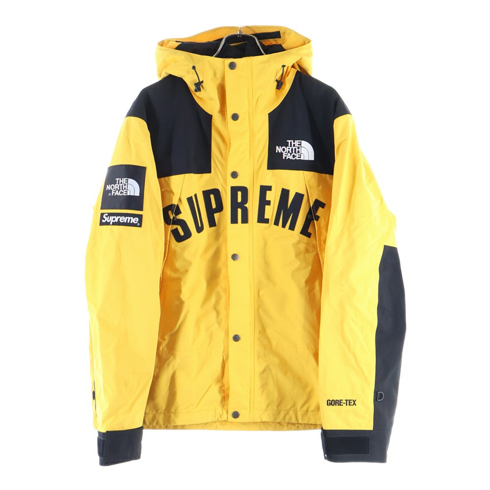 SUPREME(シュプリーム) 19SS ×THE NORTH FACE Arc Logo Mountain Parka ザノースフェイス アーチロゴ フーデッド マウンテンパーカー ジャケット イエロー/ブラック NP11901I