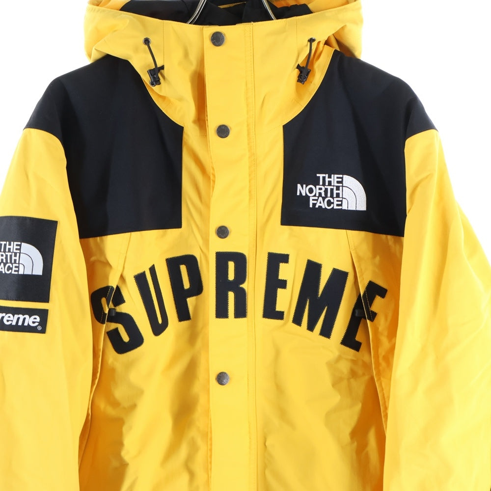 SUPREME(シュプリーム) 19SS ×THE NORTH FACE Arc Logo Mountain Parka ザノースフェイス アーチロゴ フーデッド マウンテンパーカー ジャケット イエロー/ブラック NP11901I