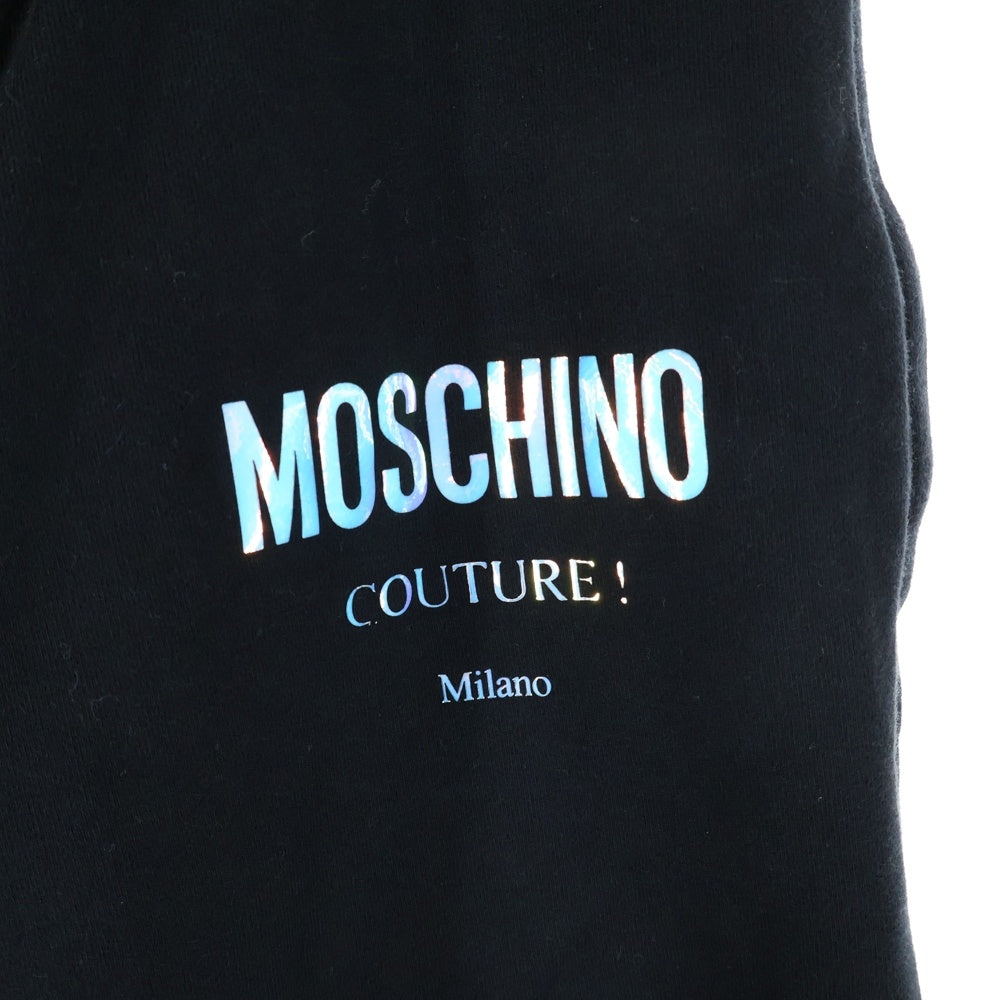MOSCHINO(モスキーノ) 22AW ロゴプリント スウェット パンツ ブラック 222ZRA03617028