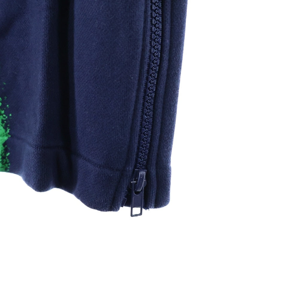 MOSCHINO(モスキーノ) 23SS ロゴプリント イージースウェットジョガーパンツ ネイビー/グリーン 231ZRA03262028