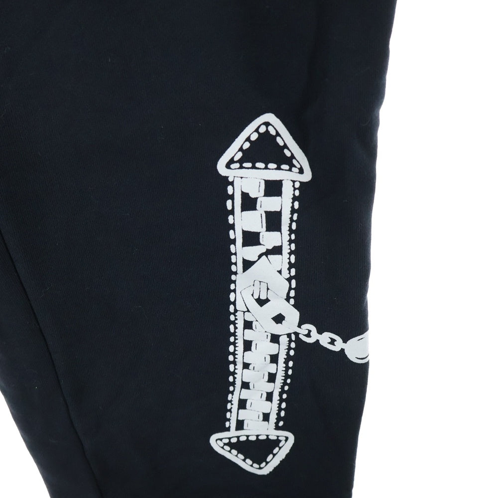 MOSCHINO(モスキーノ) 23AW ジッププリント スウェット パンツ ブラック 232ZRJ03597028