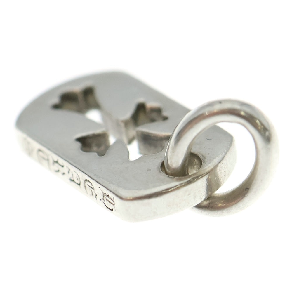 CHROME HEARTS(クロムハーツ) DT TNY CO CRS タイニーカットアウトクロスドッグタグ チャーム ペンダントトップ シルバー BCA252