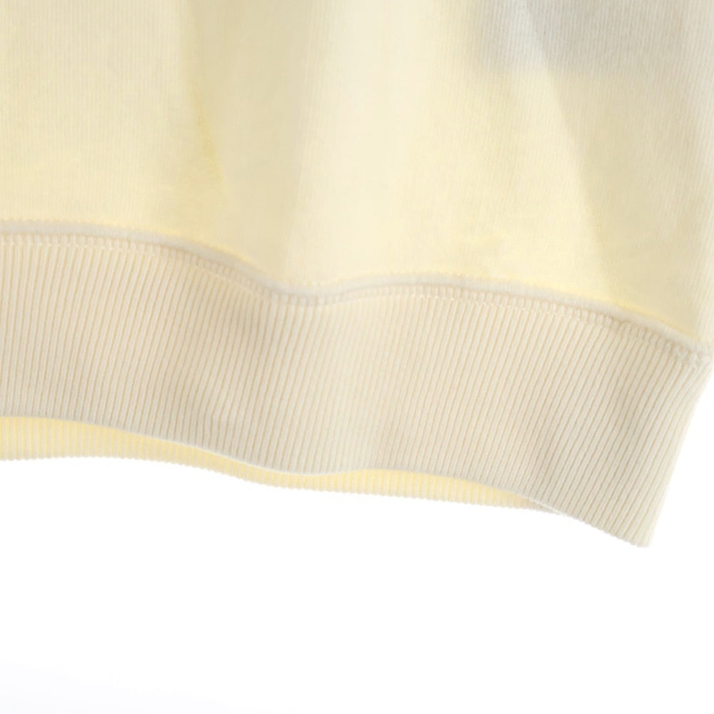 POLO RALPH LAUREN(ポロラルフローレン) 胸ロゴデザイン アーム切り替え モックネック ニット レディース セーター ホワイト