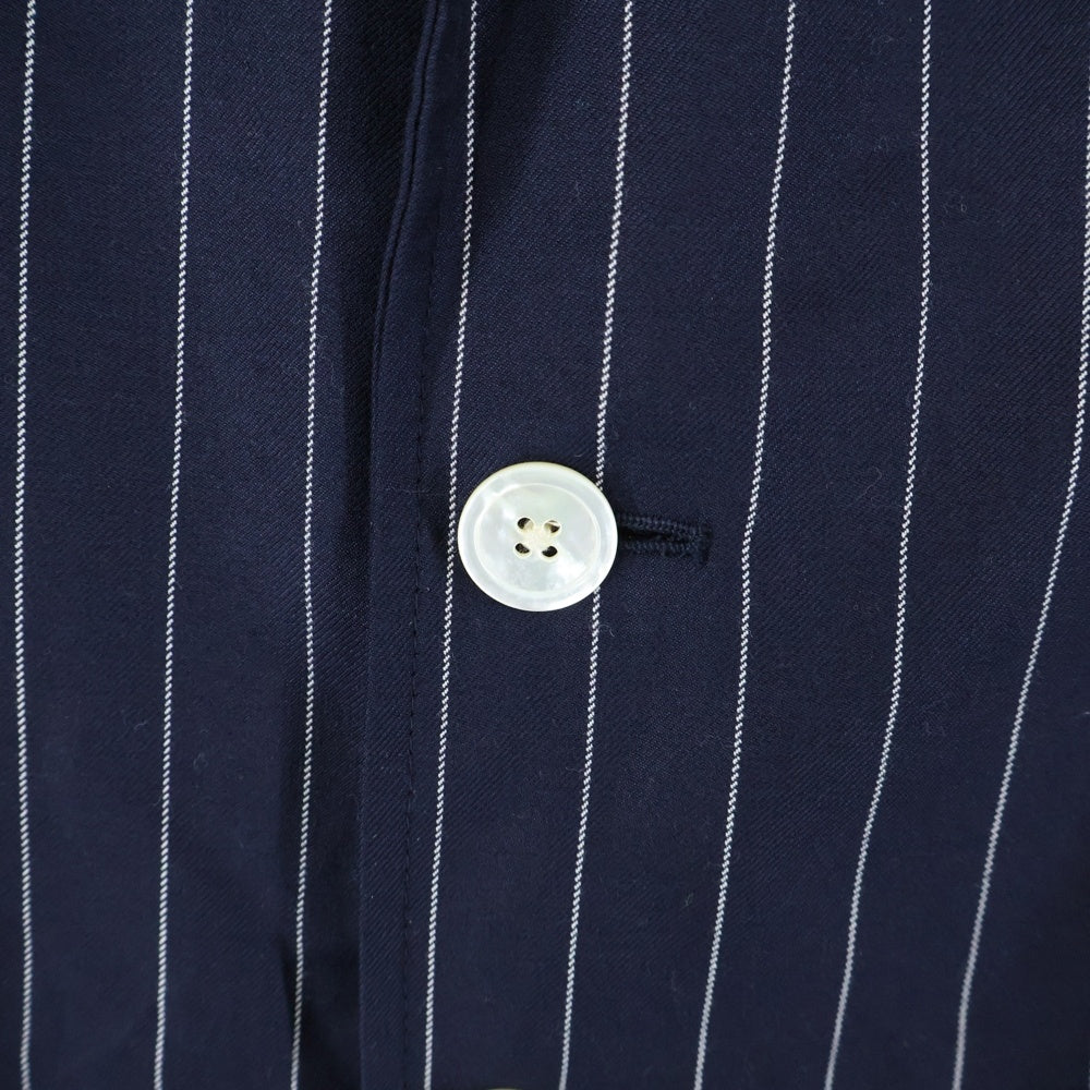 POLO RALPH LAUREN(ポロラルフローレン) 3B ダブルフラップポケット ストラップ柄 テーラードジャケット レディース ネイビー