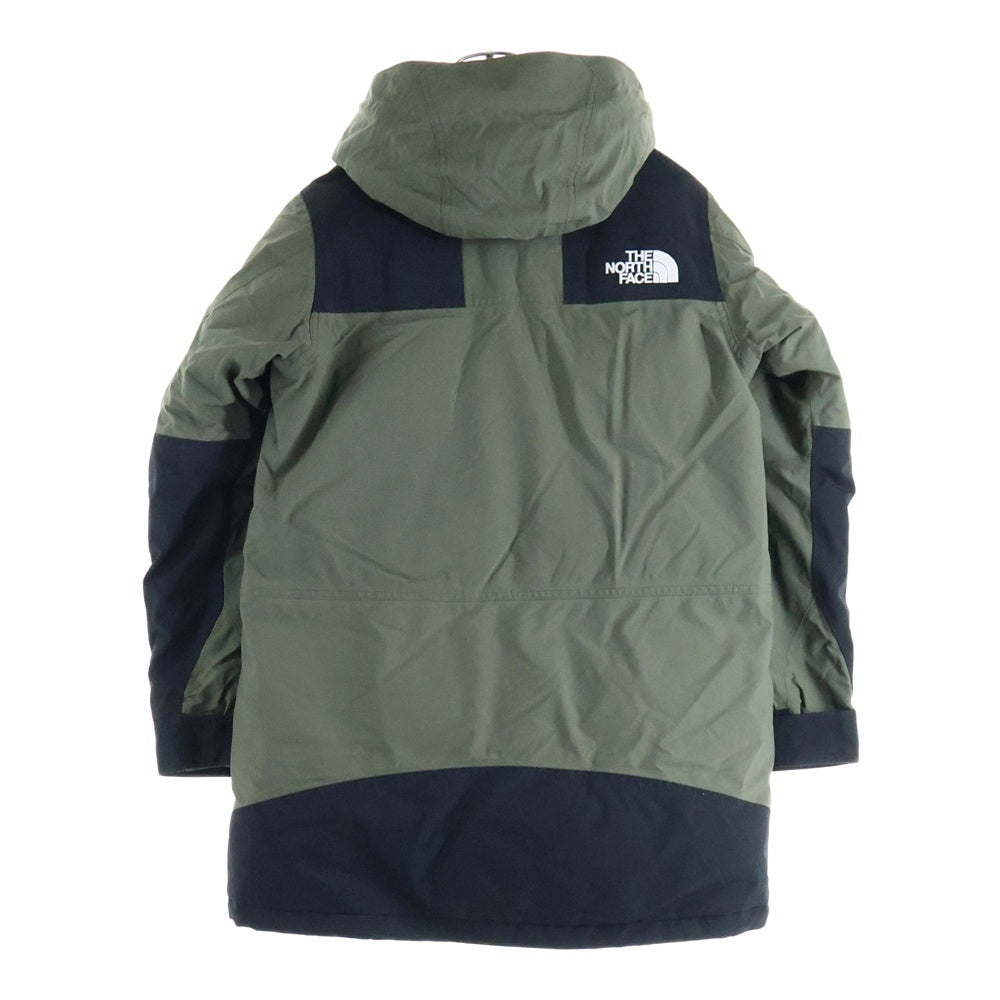 THE NORTH FACE(ザノースフェイス) MOUNTAIN DOWN COAT GORE-TEX マウンテン ゴアテックス ジップアップダウンジャケット カーキ/ブラック ND91935