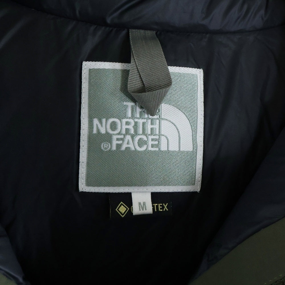 THE NORTH FACE(ザノースフェイス) MOUNTAIN DOWN COAT GORE-TEX マウンテン ゴアテックス ジップアップダウンジャケット カーキ/ブラック ND91935