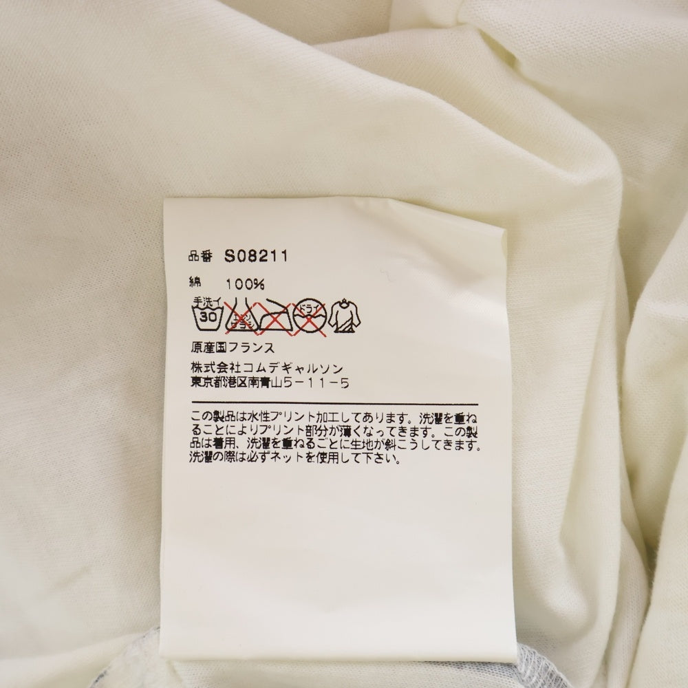 COMME des GARCONS SHIRT(コムデギャルソンシャツ) 00SS テディベア プリント パッチワーク 半袖 カットソー Tシャツ ホワイト S08211