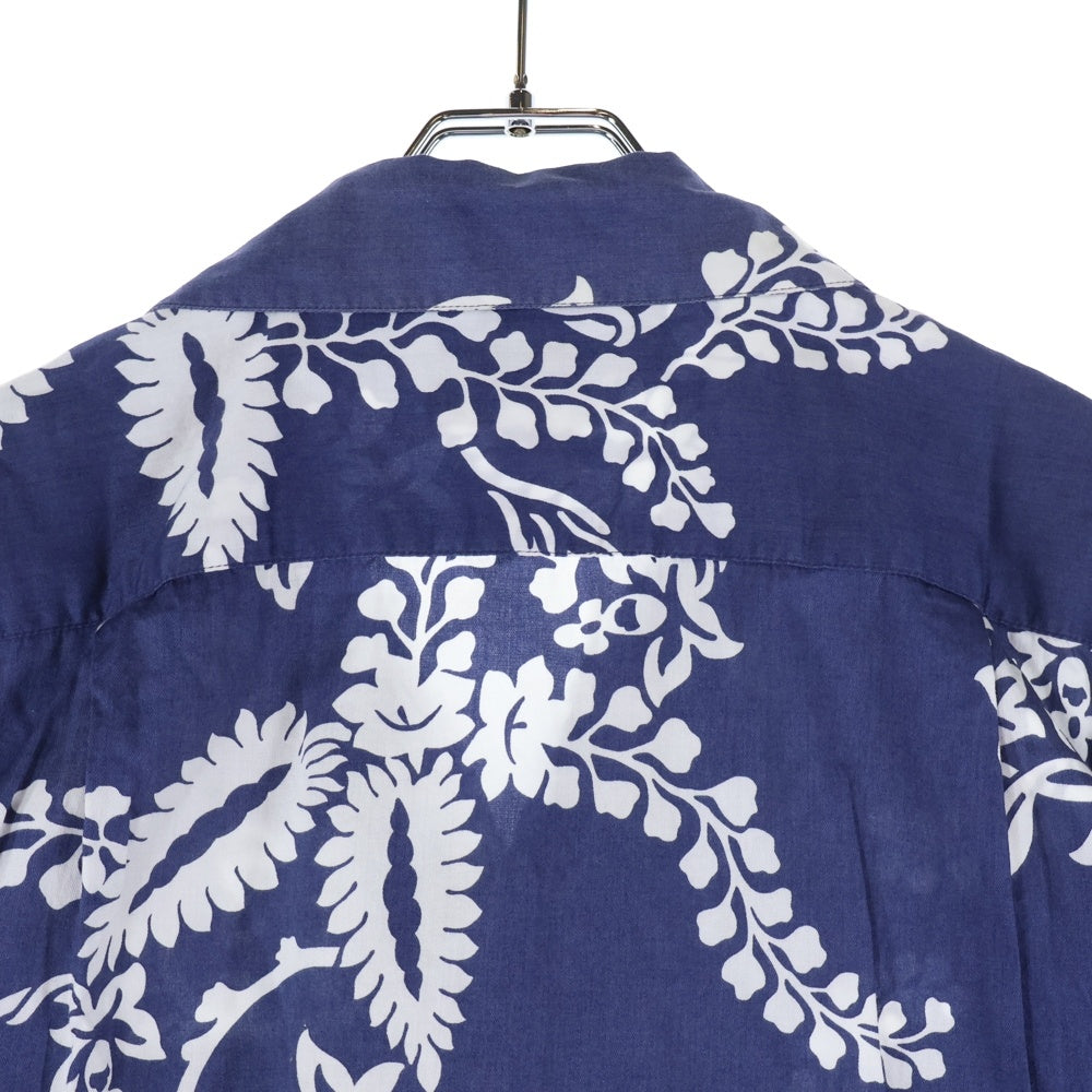 PATAGONIA(パタゴニア) パタロハ オーガニックコットン 半袖アロハシャツ 総柄 ブルー/ホワイト