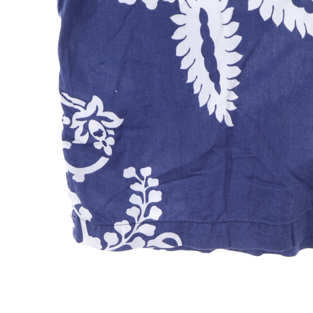 PATAGONIA(パタゴニア) パタロハ オーガニックコットン 半袖アロハシャツ 総柄 ブルー/ホワイト