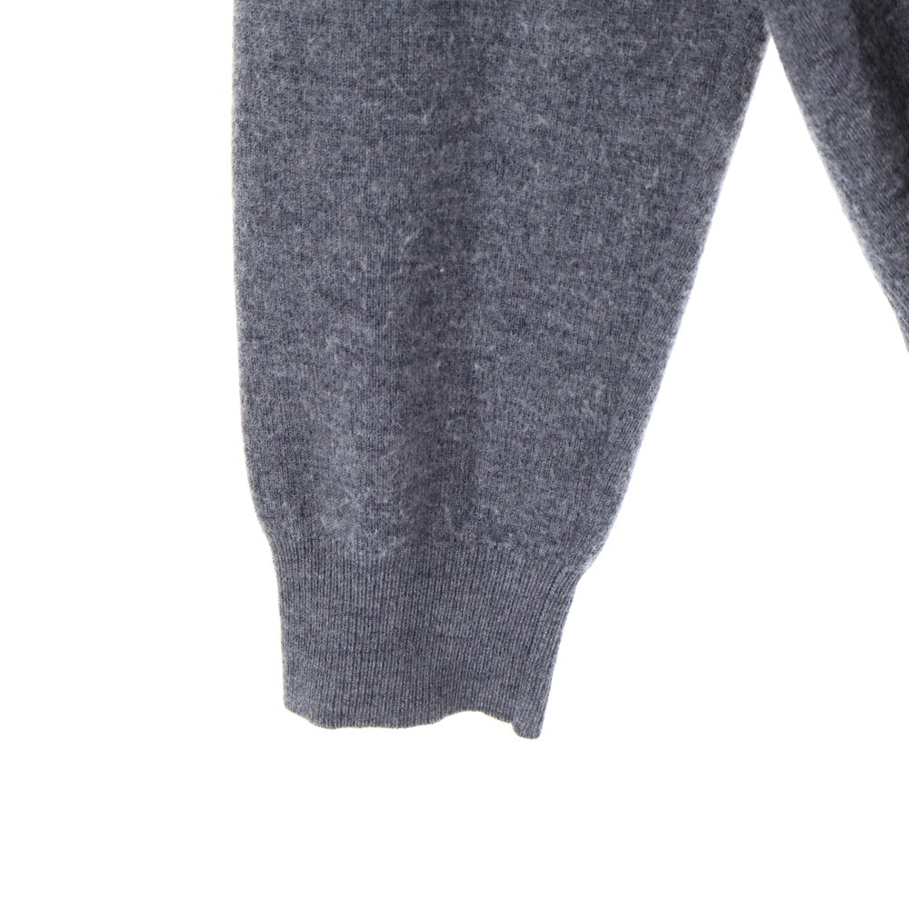 GUCCI(グッチ) ラインデザイン Vネック ニットセーター グレー