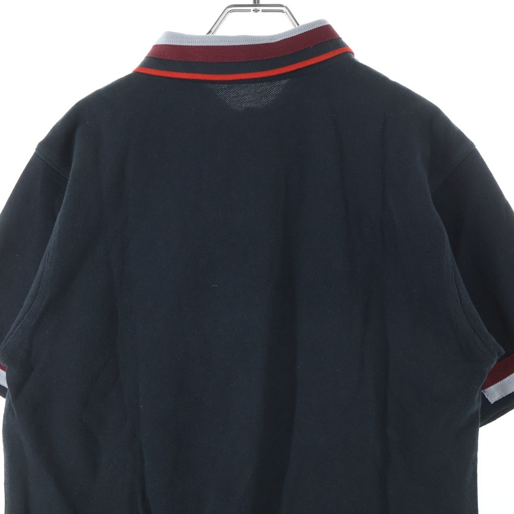 COMME des GARCONS SHIRT(コムデギャルソンシャツ) 07SS ワンポイントロゴ 半袖ポロシャツ ブラック S15081