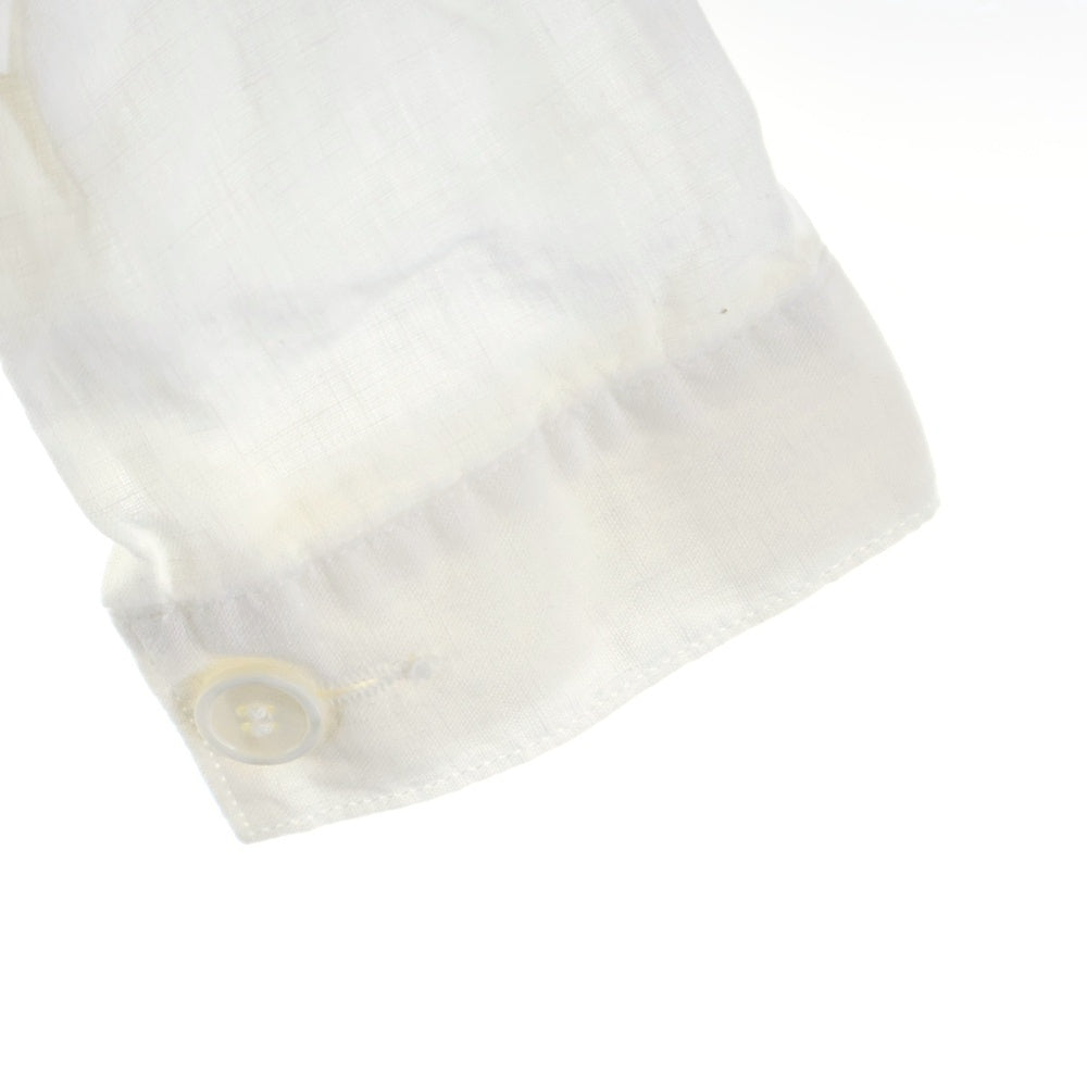 UNIVERSAL PRODUCTS(ユニバーサルプロダクツ) リネン 長袖シャツ ホワイト 161-60406A