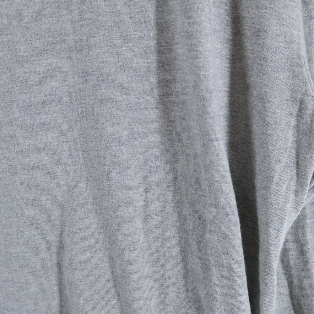 Phlannel(フランネル) タートルネック コットン 長袖Tシャツ カットソー グレー