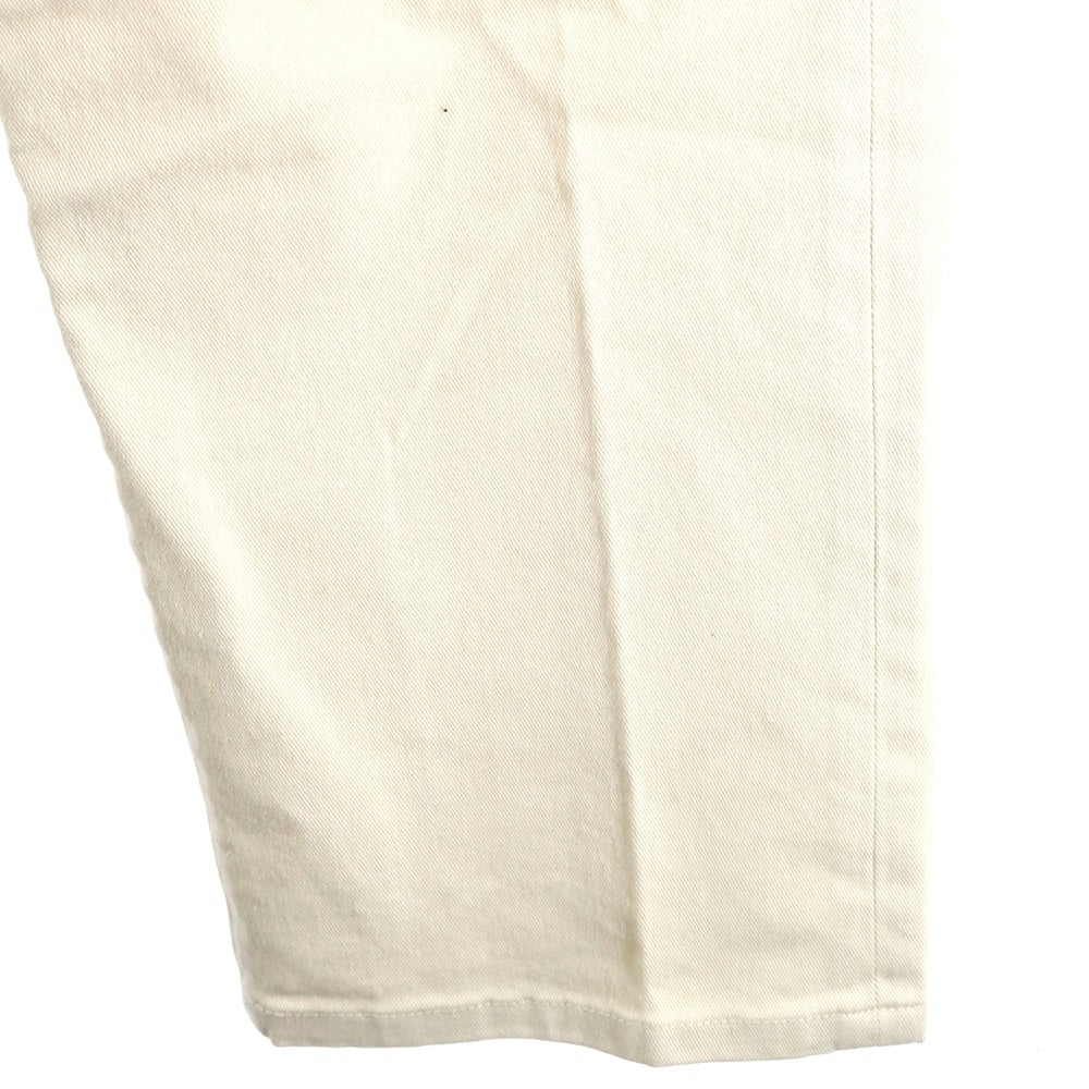 Steven Alan(スティーブンアラン) テーパード バギーパンツ ホワイト 8114-173-1017