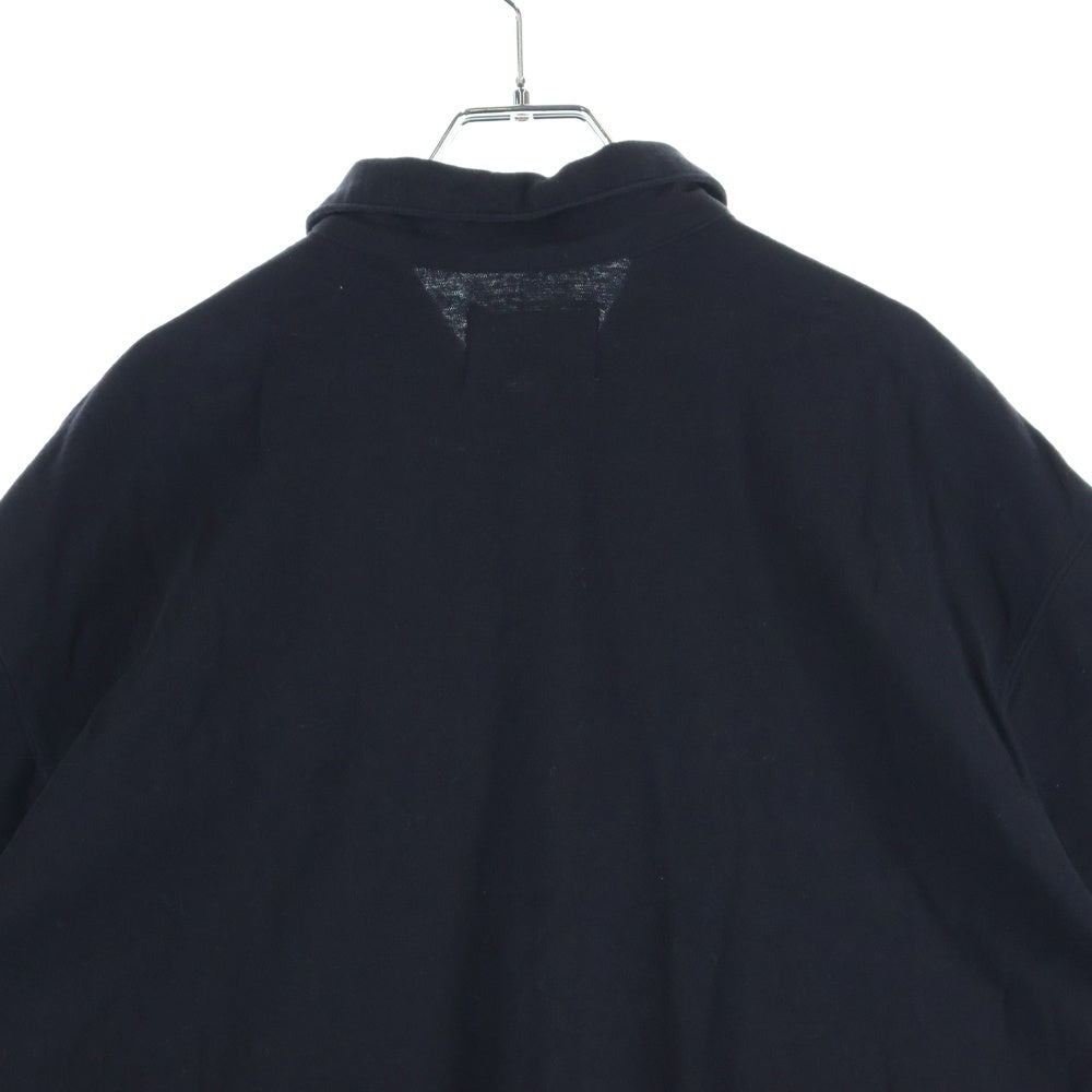 YOKO SAKAMOTO(ヨーコサカモト) コットン 半袖 ポロシャツ ブラック