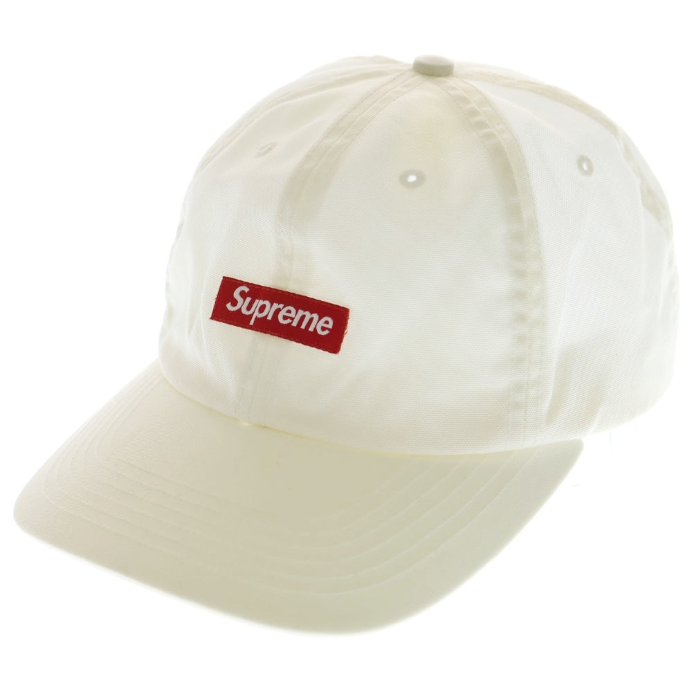 SUPREME(シュプリーム) Cordura Small Box Logo 6 Panel コーデュラ スモールボックスロゴ 6パネル キャップ 帽子 ホワイト