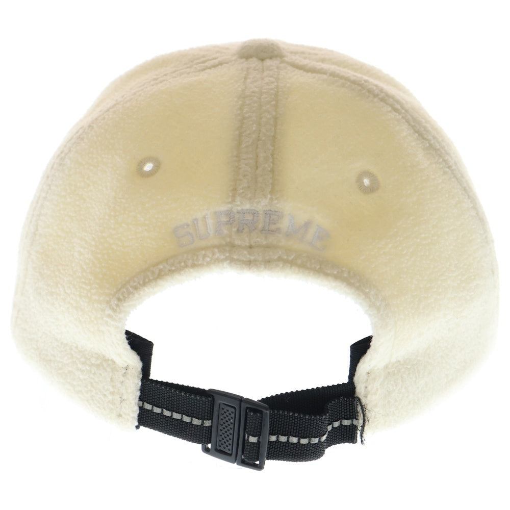 SUPREME(シュプリーム) 18AW Polartec Logo 6 Panel Cap ポーラテック フリース エスロゴ キャップ 帽子 アイボリー