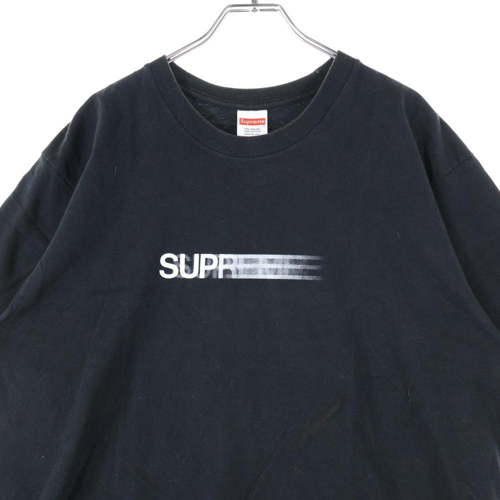 SUPREME(シュプリーム) 23SS Motion Logo Tee モーションロゴ プリント 半袖Tシャツ カットソー ブラック