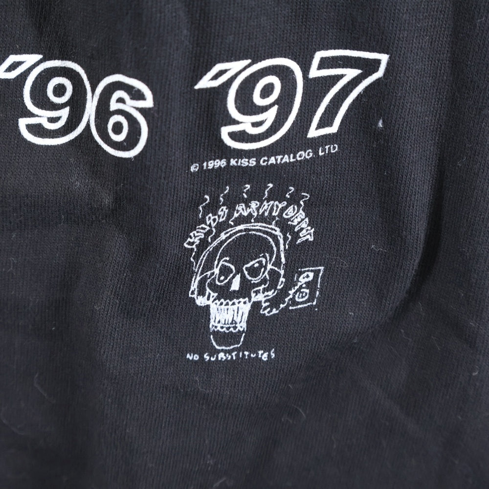 VINTAGE(ヴィンテージ) 90S VINTAGE KISS ALIVE WORLDWIDE TOUR PYRAMID ヴィンテージ USA製 キッス アライヴ ワールドワイド ツアー 1996-97 両面プリント 半袖Tシャツ