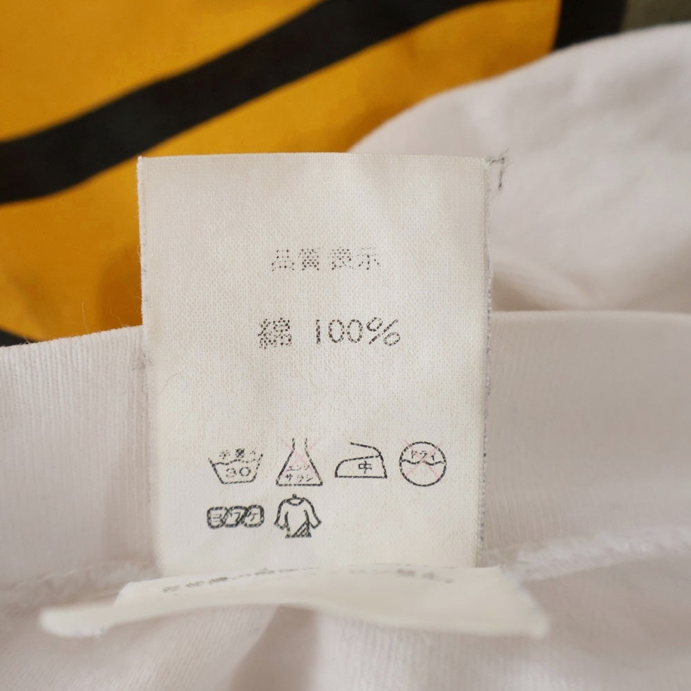 A BATHING APE(アベイシングエイプ) BABY MILO ベイビー マイロ フロントロゴデザイン クルーネック カットソー 半袖Tシャツ ホワイト