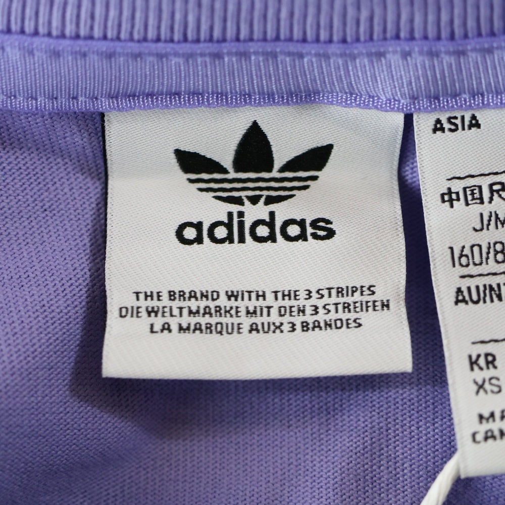 A BATHING APE(アベイシングエイプ) 胸ロゴデザイン サイドライン クルーネック 半袖ワンピース ドレス レディース パープル H39044