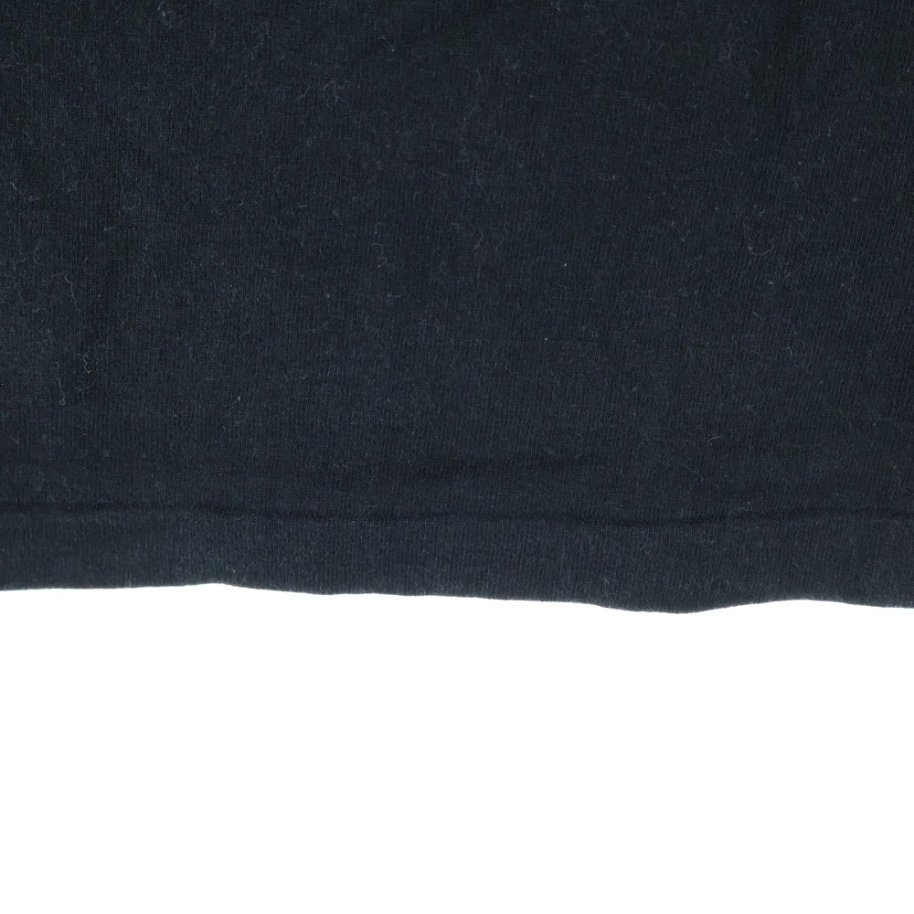 A BATHING APE(アベイシングエイプ) BY BATHING APE ベイビー マイロ フロントロゴデザイン クルーネック カットソー 半袖Tシャツ ブラック