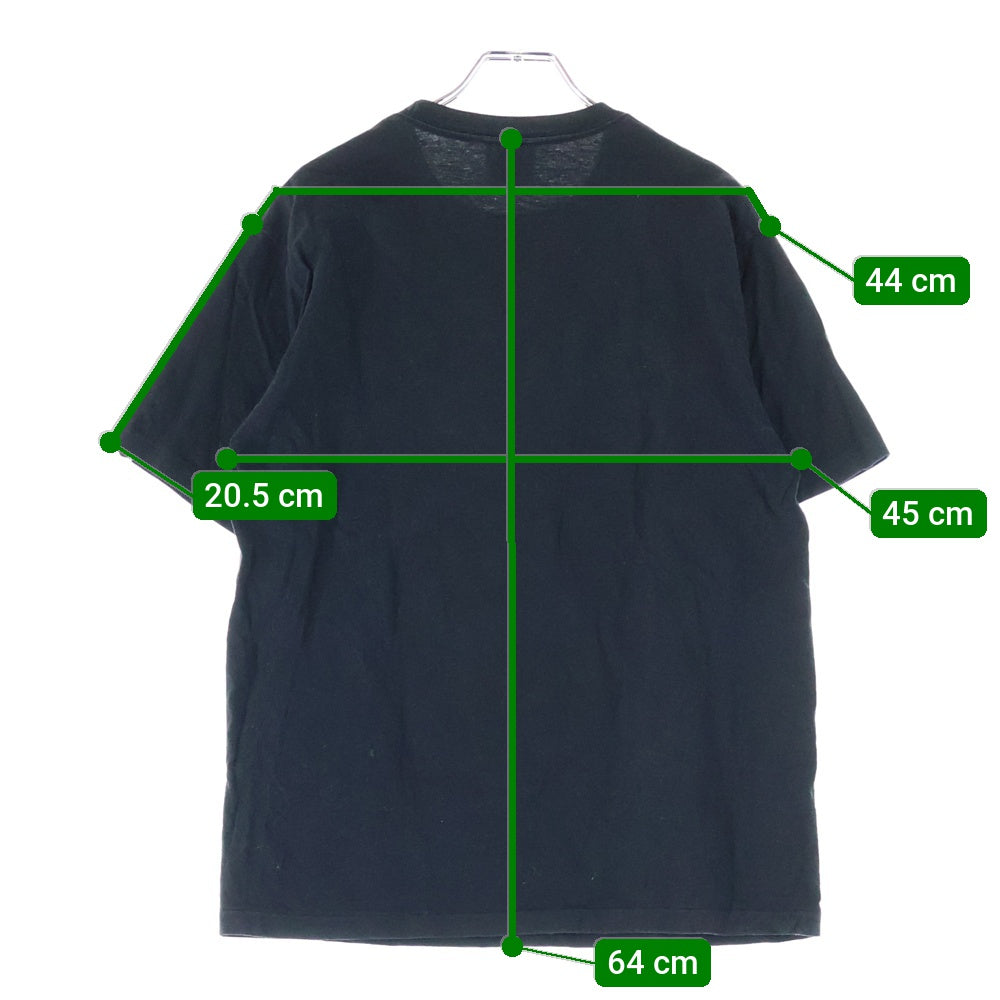 A BATHING APE(アベイシングエイプ) BY BATHING APE ベイビー マイロ フロントロゴデザイン クルーネック カットソー 半袖Tシャツ ブラック