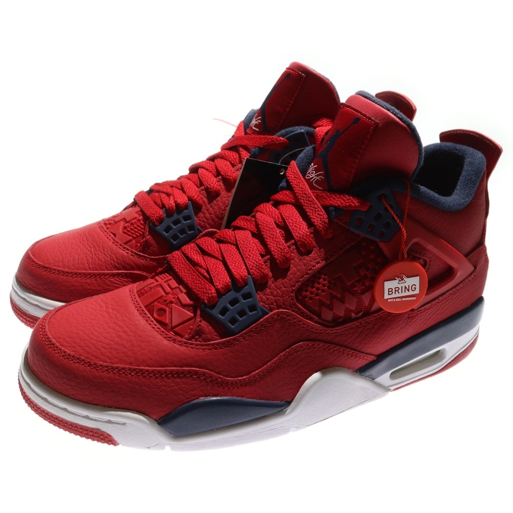 NIKE(ナイキ) AIR JORDAN 4 RETRO SE FIBA エアジョーダン4 レトロ SE フィバ ハイカットスニーカー レッド US9/27cm CL1184-617