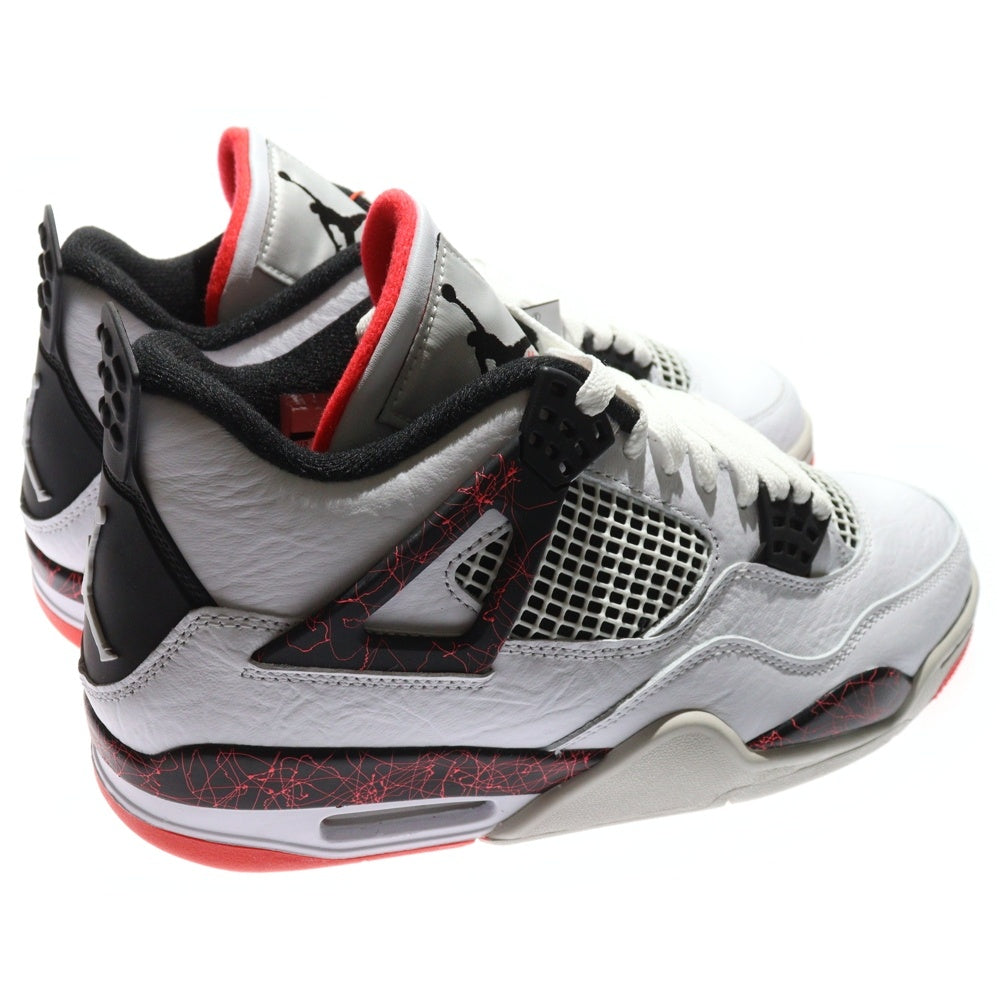 NIKE(ナイキ) AIR JORDAN 4 RETRO FLIGHT NOSTALGIA エアジョーダン4 レトロ フライト ノスタルジー ハイカットスニーカー ホワイト US9/27cm 308497-116