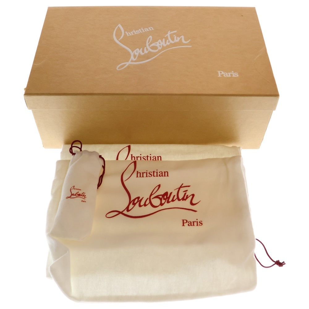 CHRISTIAN LOUBOUTIN(クリスチャンルブタン) LOUIS JUNIOR SPIKES FLAT CALF ルイジュニア スパイクスフラットカーフ ローカットスニーカー ホワイト 3190194