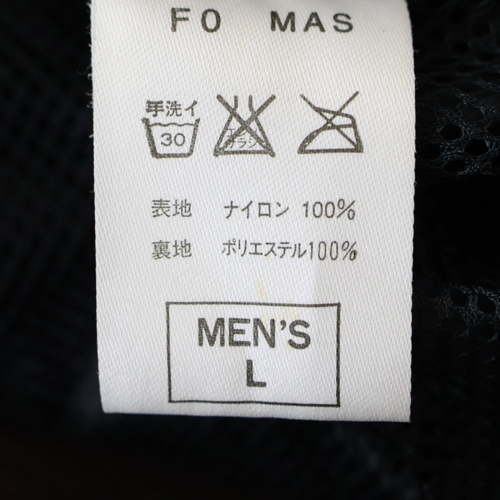 NIKE(ナイキ) ×F.C.R.B. エフシーアールビー 胸ロゴデザイン マルチポケット フーデッド ジップアップ ナイロンジャケット ブラック F0 MAS