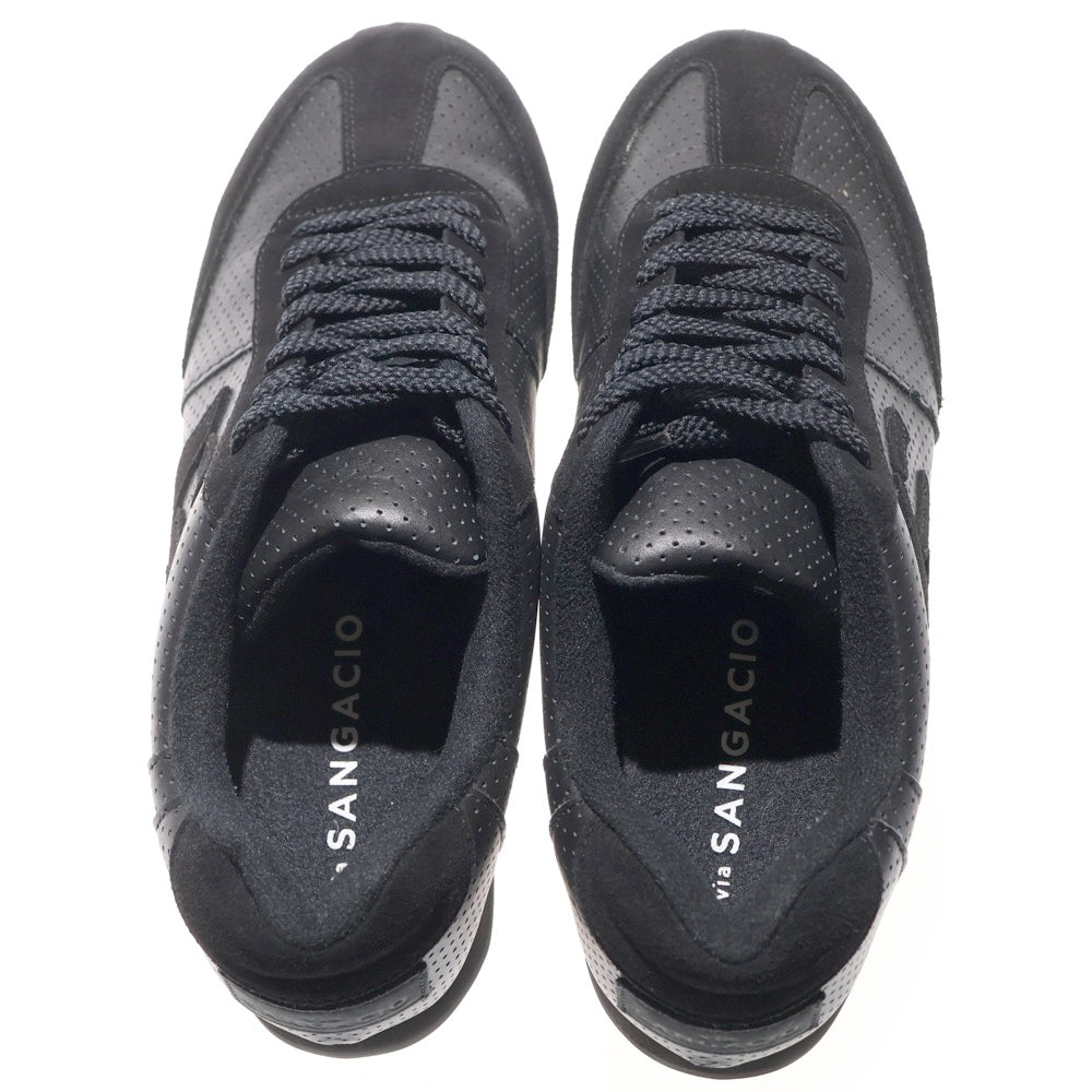 Sangacio(サンガッチョ) MOM BLACK にゅ~ず ローカットスニーカー ブラック US10/28cm