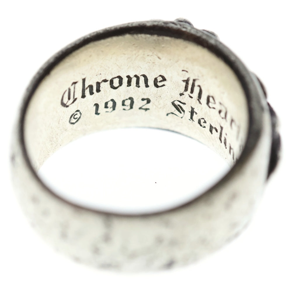 CHROME HEARTS(クロムハーツ) FLRL CRS フローラルクロス リング シルバー BCA346