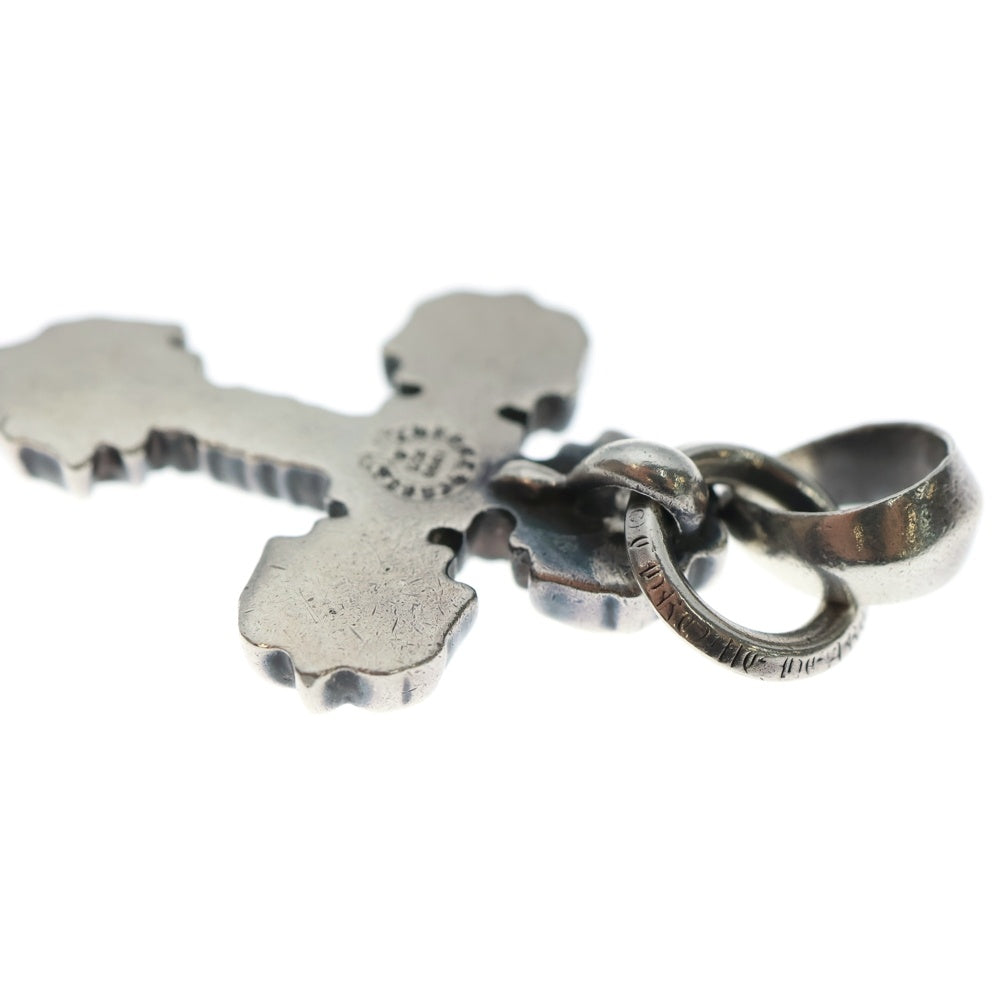 CHROME HEARTS(クロムハーツ) FILIG CROSS-XSM W BALE フィリグリークロスXSベイル wベイル ネックレストップ シルバー BCA262