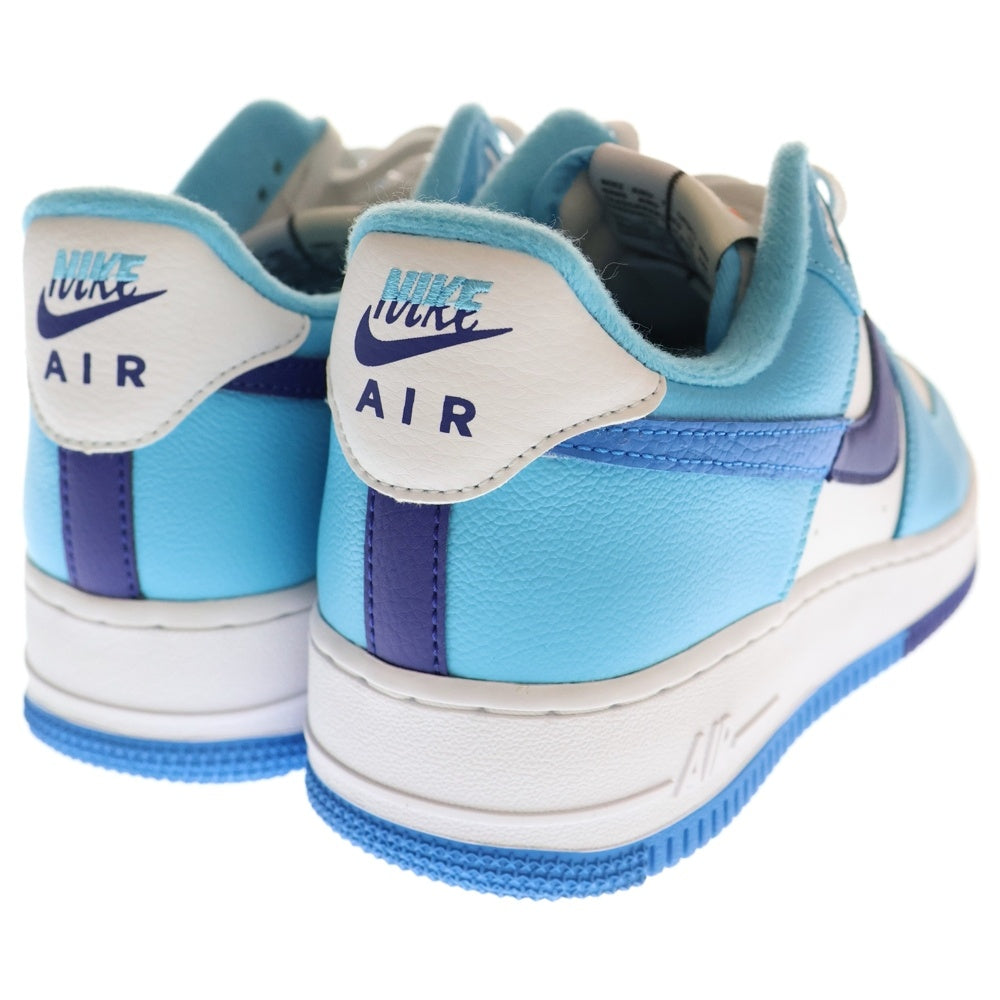 NIKE(ナイキ) AIR FORCE 1 07 LV8 LIGHT PHOTO BLUE エア フォース 1 ライトフォト ローカット スニーカー ホワイト/ブルー US9.5/27.5cm DZ2522-100