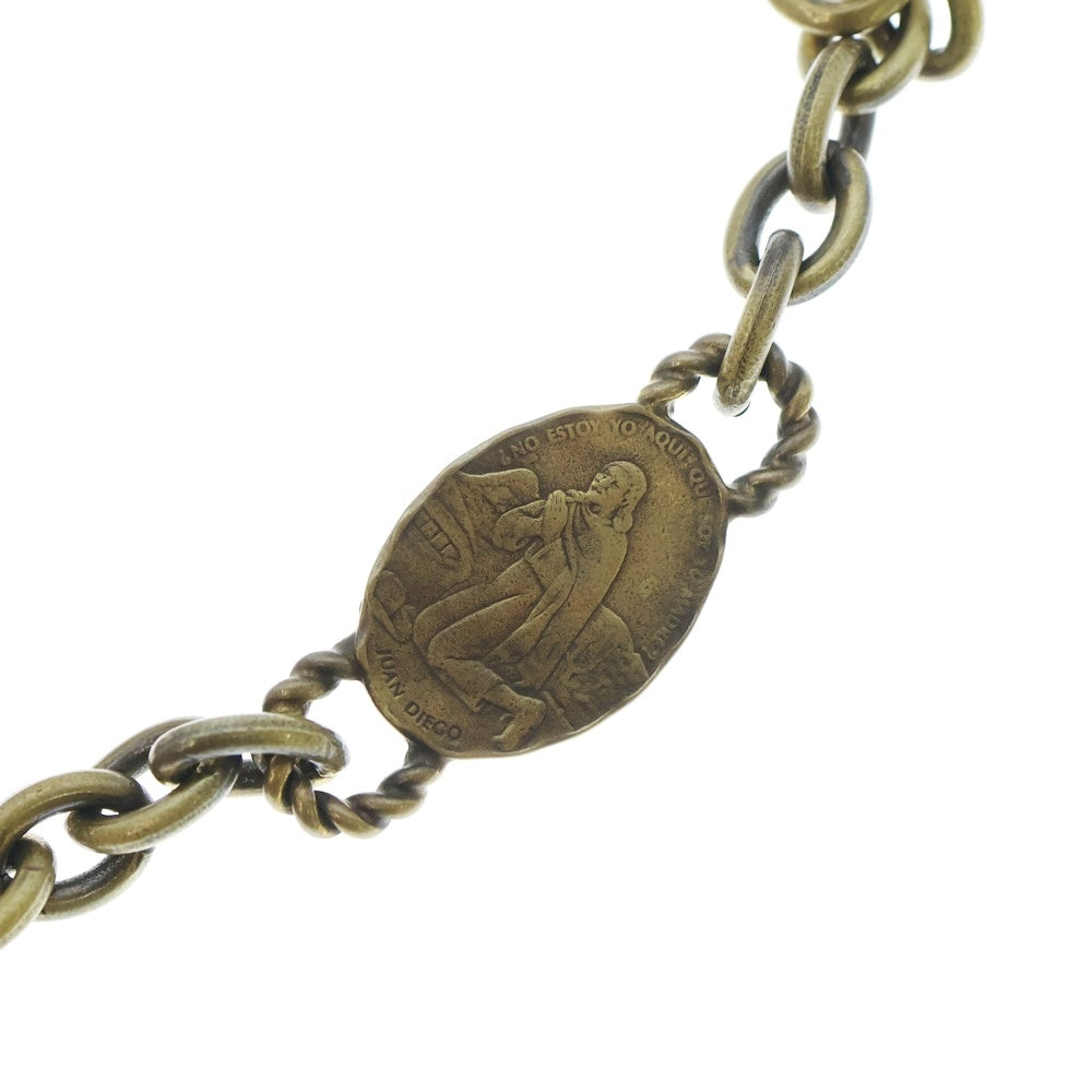 GALCIA(ガルシア) SKULL HEAD WALLET CHAIN スカルヘッドフックモチーフ マリア ウォレットチェーン ゴールド 16WCB-SK002B