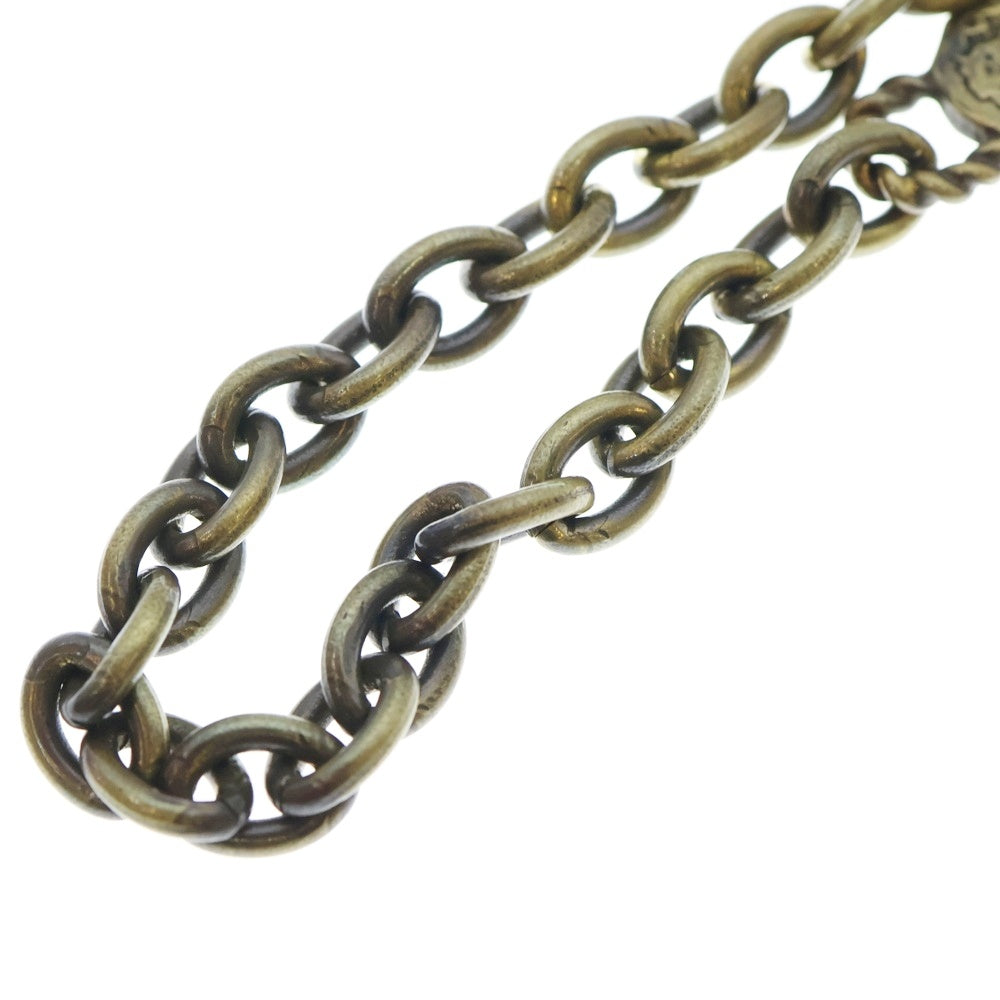 GALCIA(ガルシア) SKULL HEAD WALLET CHAIN スカルヘッドフックモチーフ マリア ウォレットチェーン ゴールド 16WCB-SK002B