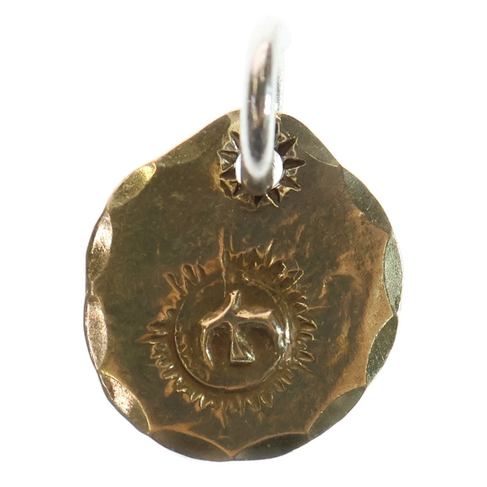 goro's(ゴローズ) 【現行】全金in太陽メタル大 ペンダントトップ ゴールド