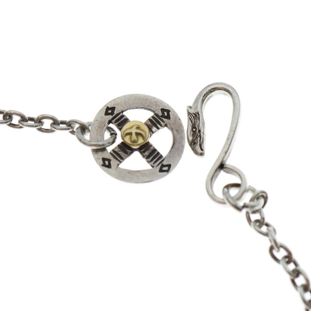 goro's(ゴローズ) メタル付きホイール 細丸チェーン ネックレスチェーン シルバー/ゴールド