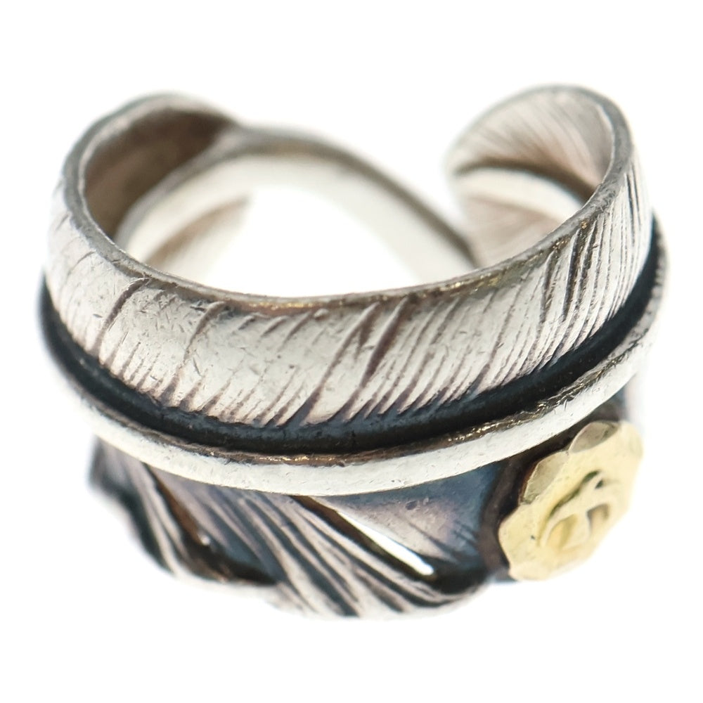 goro's(ゴローズ) 【現行】メタル付きフェザーリング シルバー/ゴールド